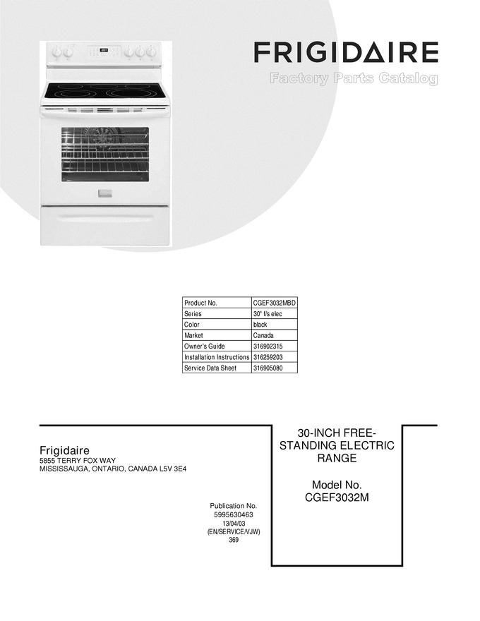 Diagram for CGEF3032MBD