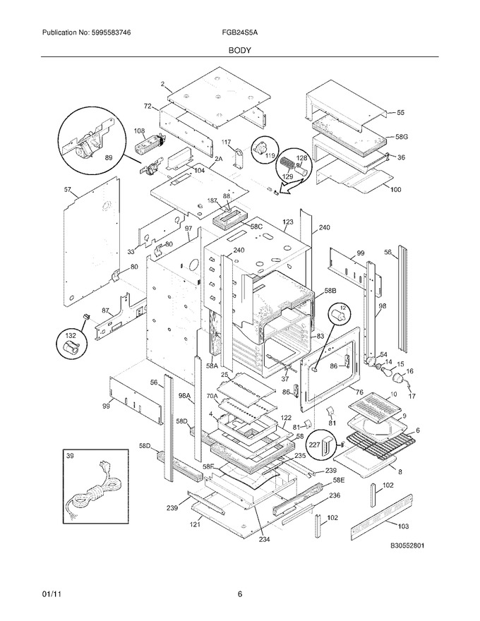 Diagram for FGB24S5ASE