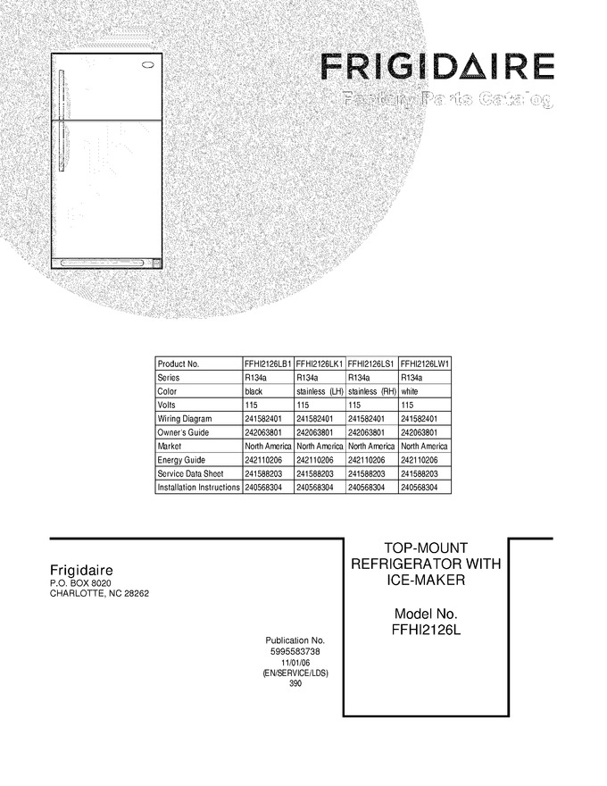 Diagram for FFHI2126LS1