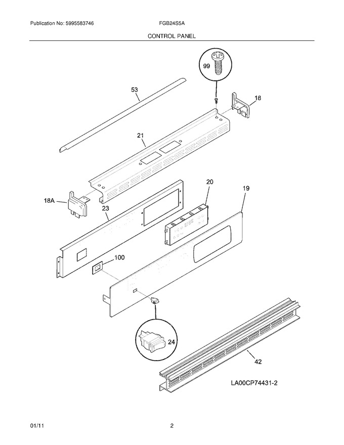 Diagram for FGB24S5ASE