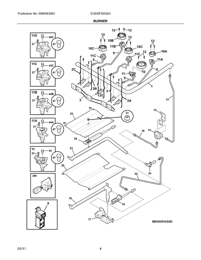 Diagram for EI30GF55GSH