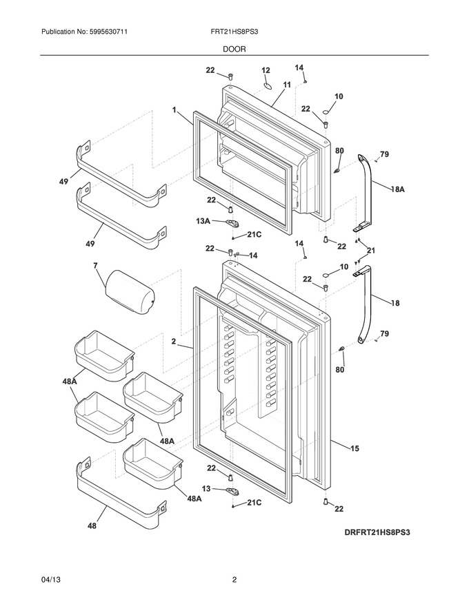 Diagram for FRT21HS8PS3
