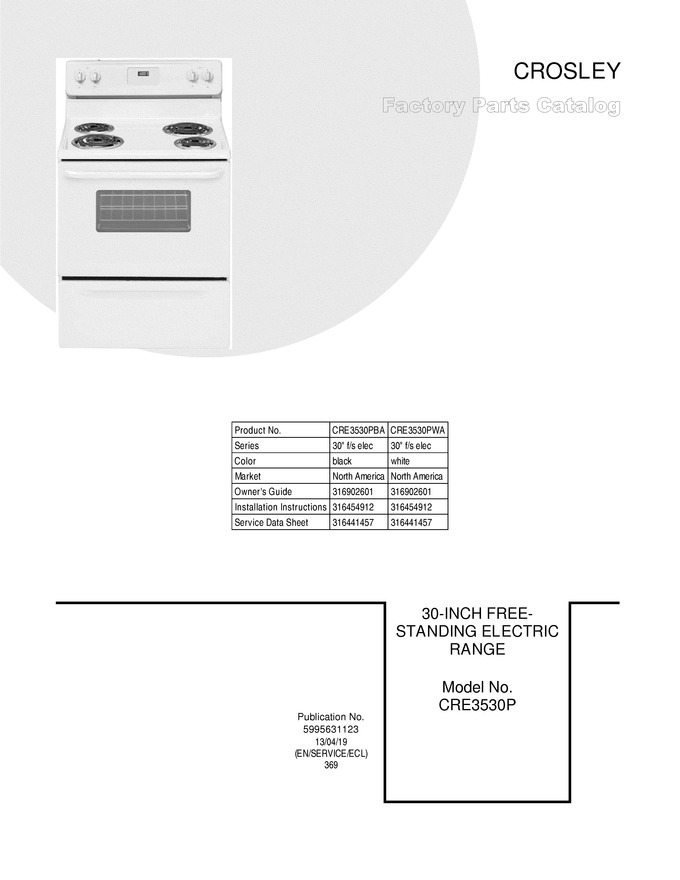 Diagram for CRE3530PBA