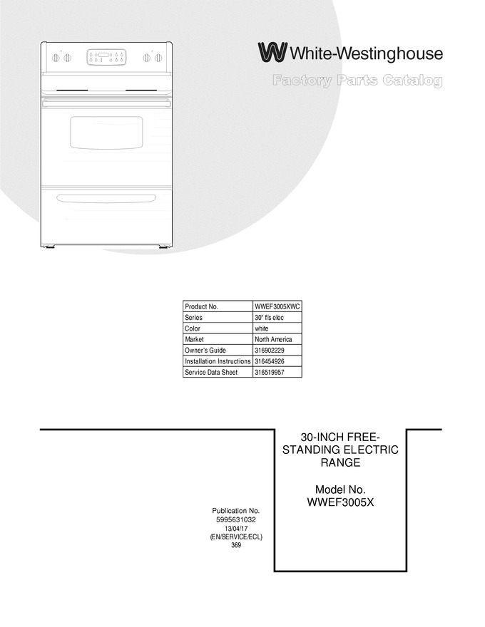 Diagram for WWEF3005XWC