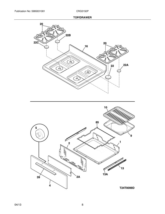 Diagram for CRG3150PWA