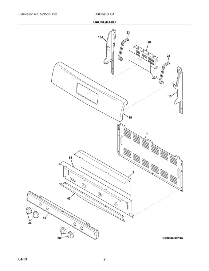 Diagram for CRG3480PSA