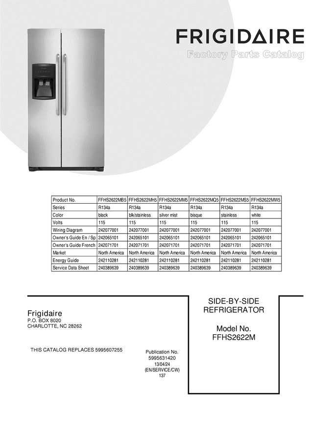 Diagram for FFHS2622MW5