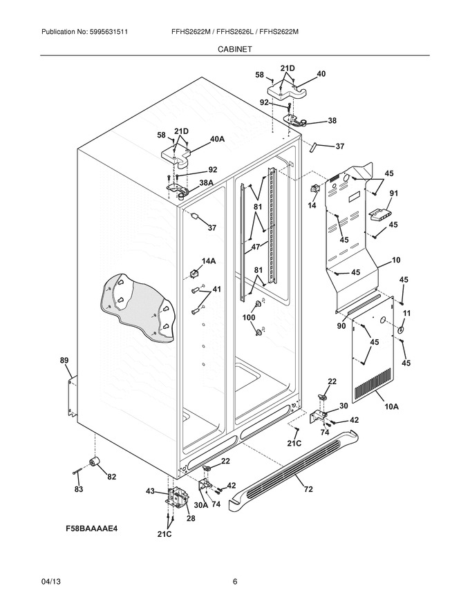 Diagram for FFHS2622MS9