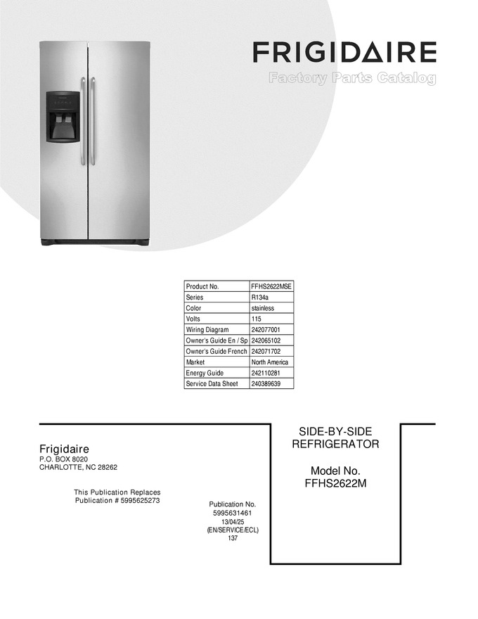 Diagram for FFHS2622MSE