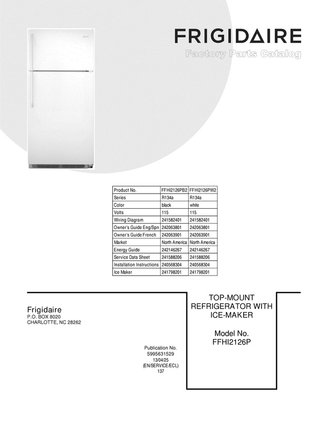 Diagram for FFHI2126PB2