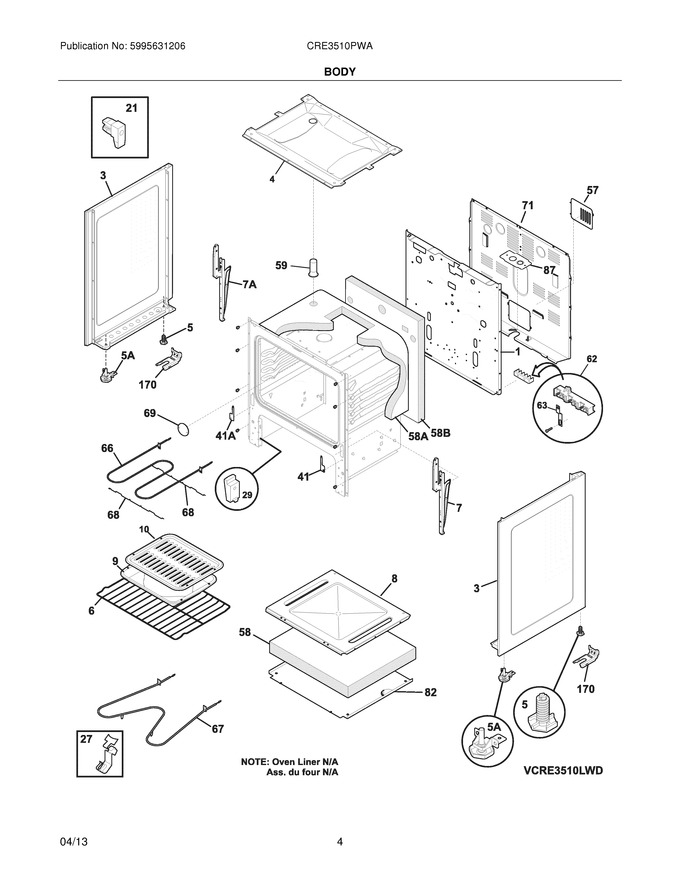Diagram for CRE3510PWA
