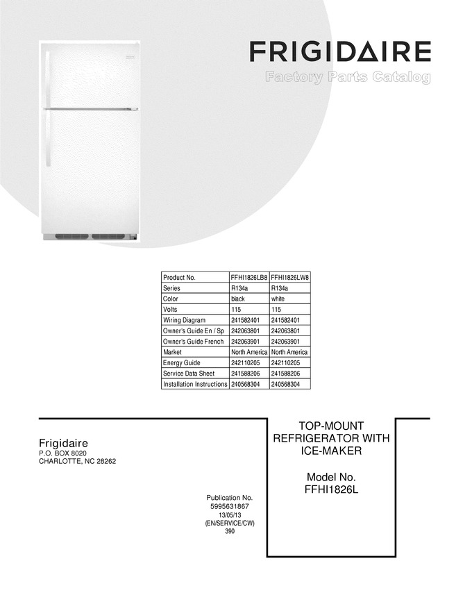 Diagram for FFHI1826LB8