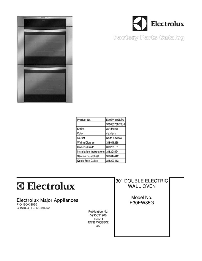 Diagram for E30EW85GSS6