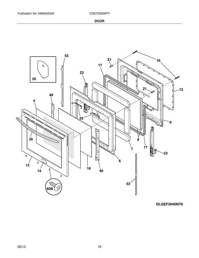 Diagram for CGEF3055MFF