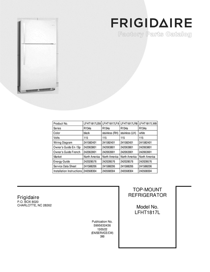 Diagram for LFHT1817LB8