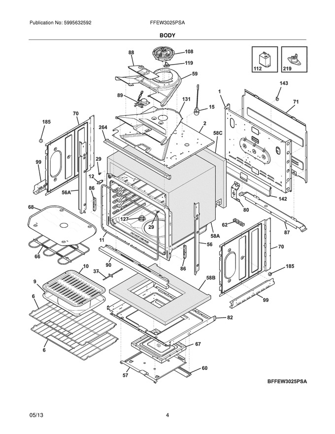 Diagram for FFEW3025PSA