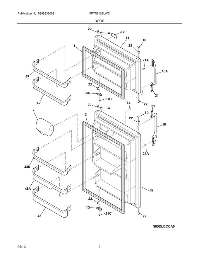 Diagram for FFTR2126LWE