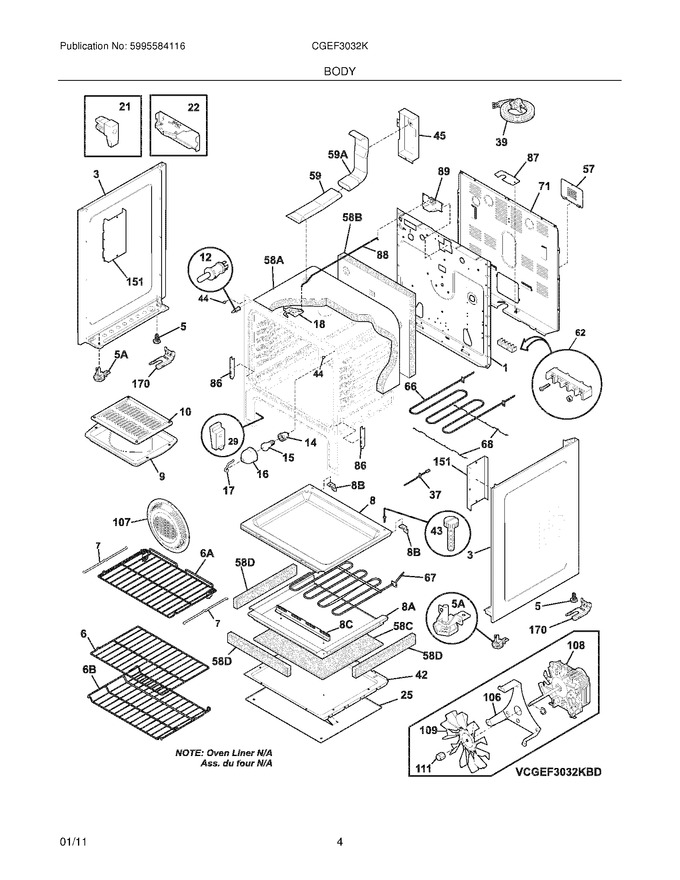 Diagram for CGEF3032KBD