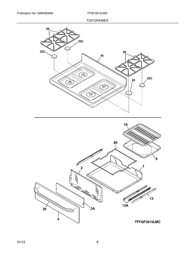Diagram for FFGF3015LMD