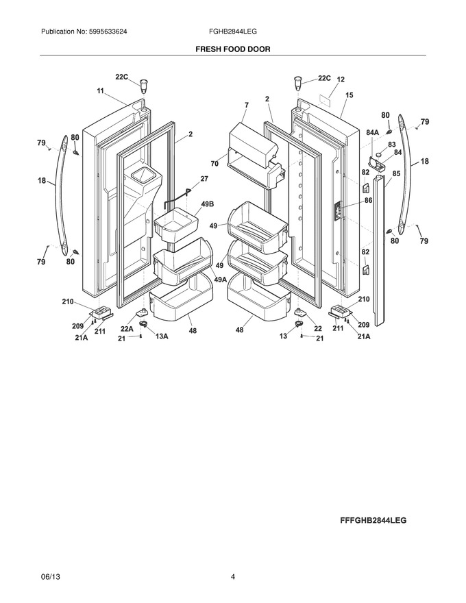 Diagram for FGHB2844LEG