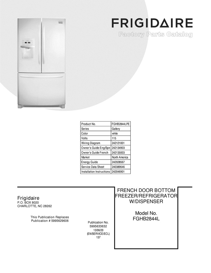 Diagram for FGHB2844LPE