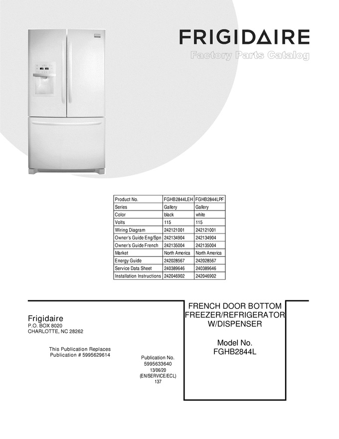 Diagram for FGHB2844LEH