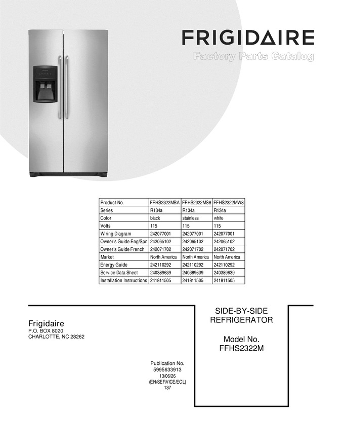 Diagram for FFHS2322MBA