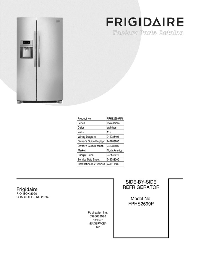 Diagram for FPHS2699PF1