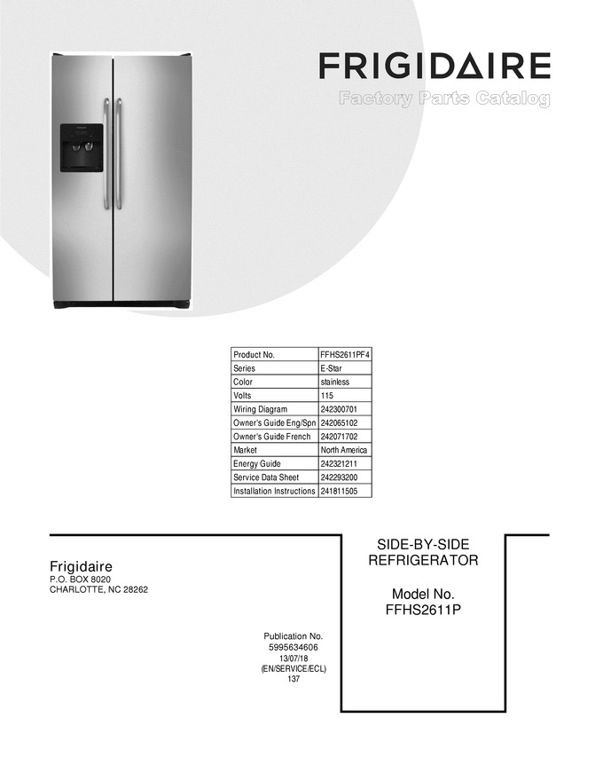 Diagram for FFHS2611PF4