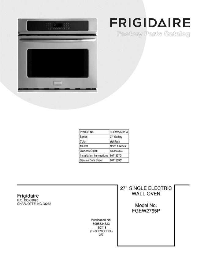 Diagram for FGEW2765PFA