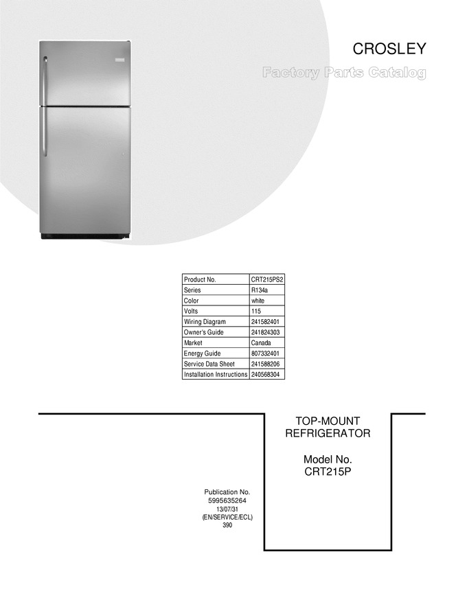 Diagram for CRT215PS2