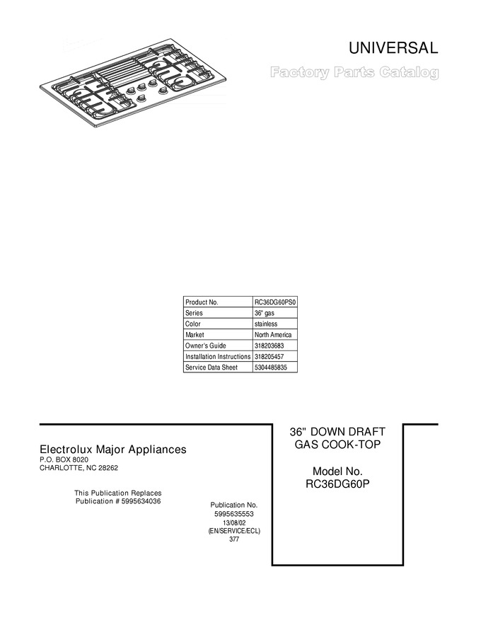 Diagram for RC36DG60PS0