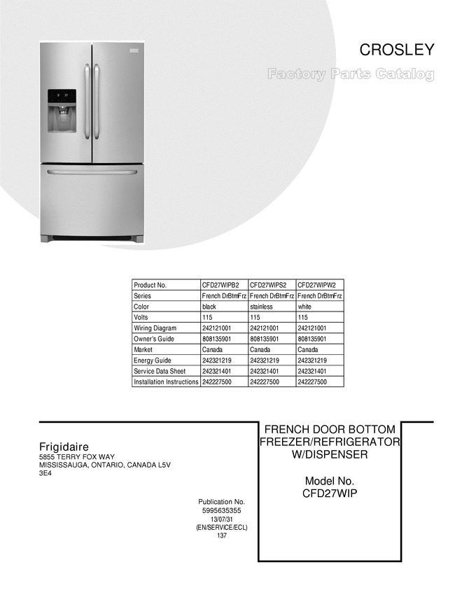 Diagram for CFD27WIPW2