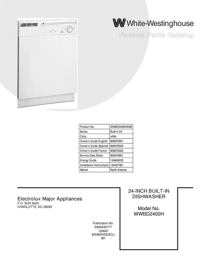 Diagram for WWBD2400HW4B