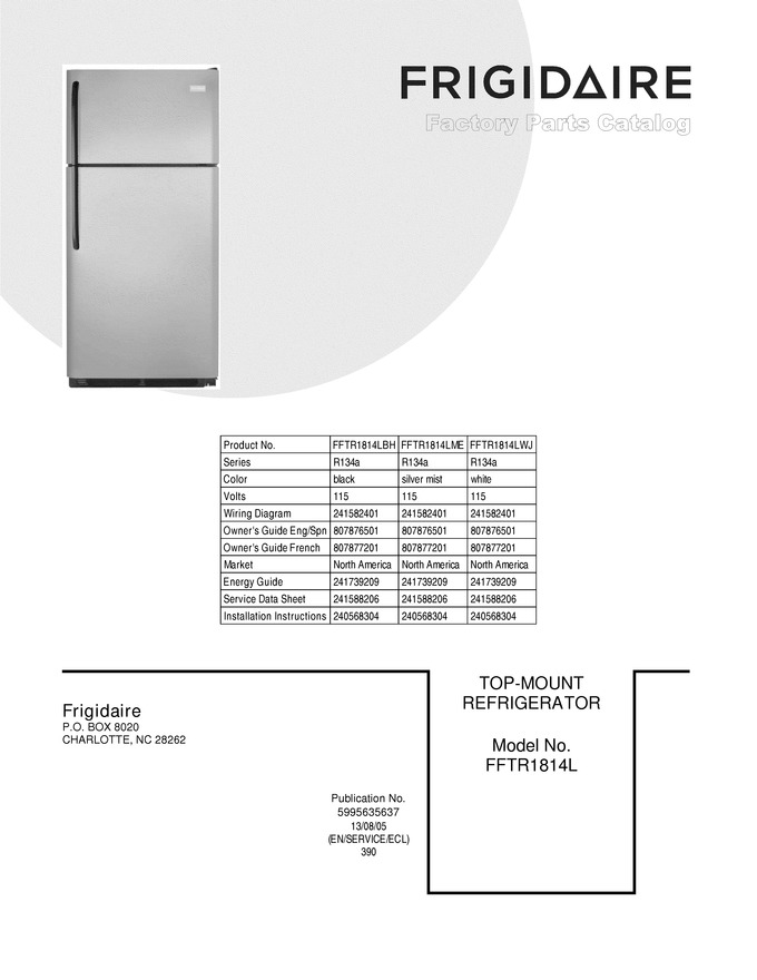 Diagram for FFTR1814LBH