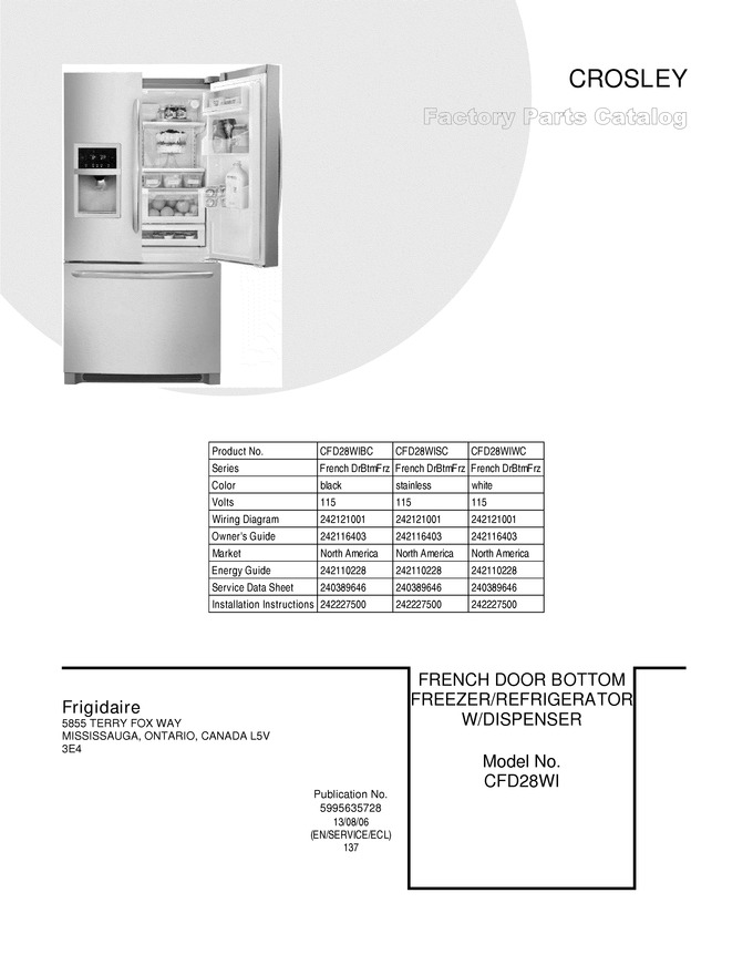 Diagram for CFD28WIWC
