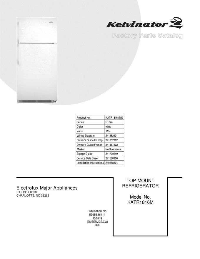 Diagram for KATR1816MW7