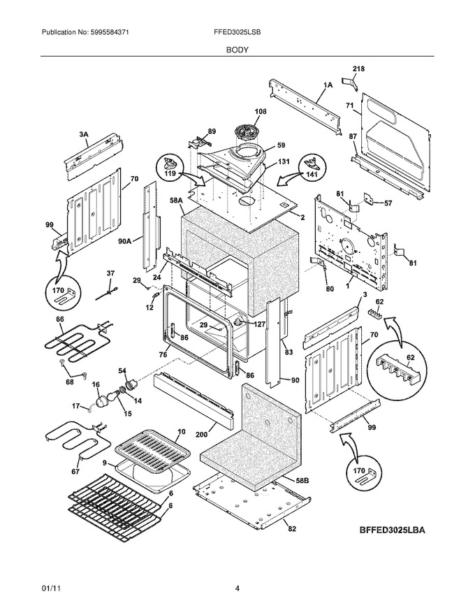 Diagram for FFED3025LSB