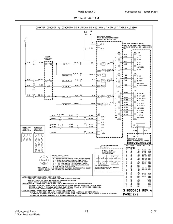 Diagram for FGES3065KFD