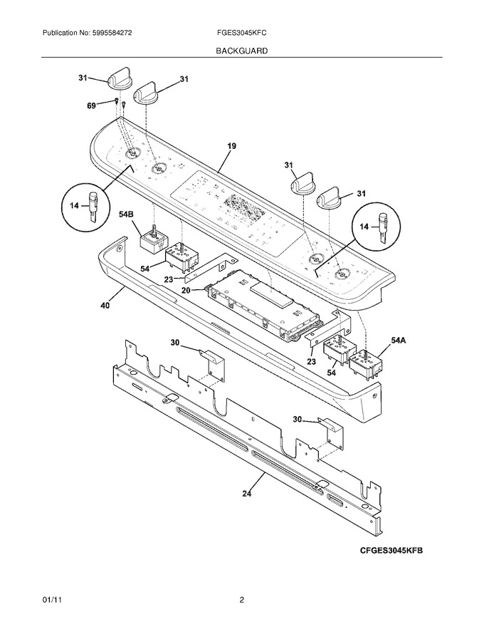 Diagram for FGES3045KFC