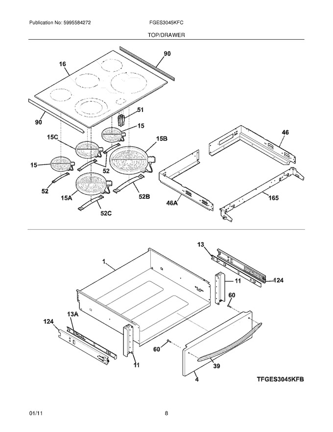 Diagram for FGES3045KFC
