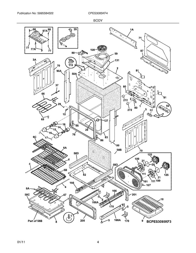 Diagram for CPES3085KF4