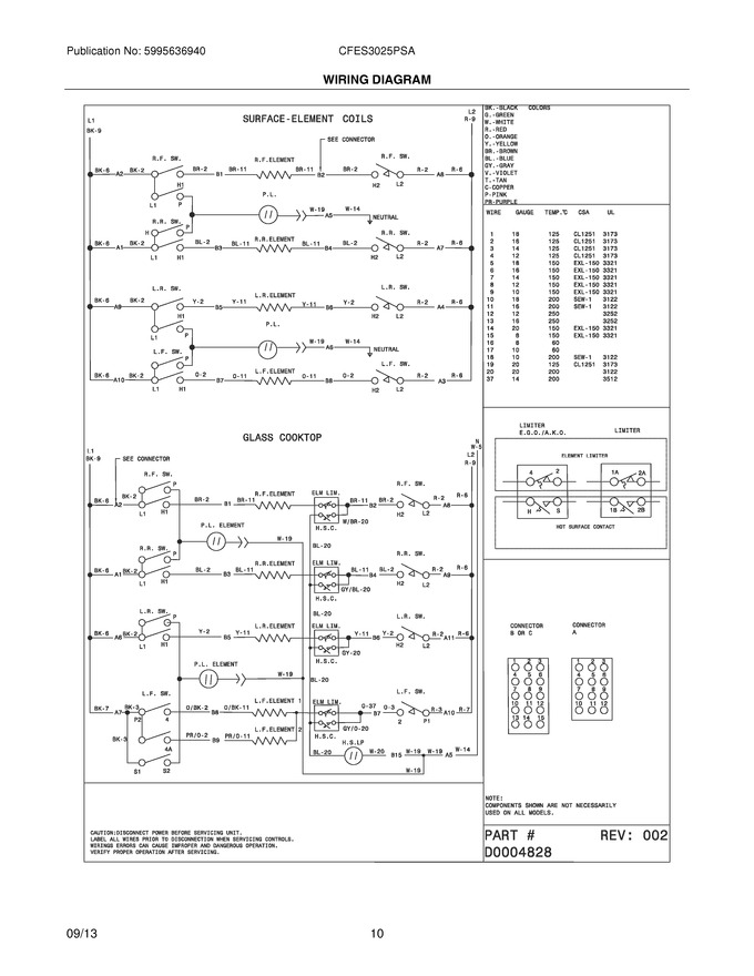 Diagram for CFES3025PSA