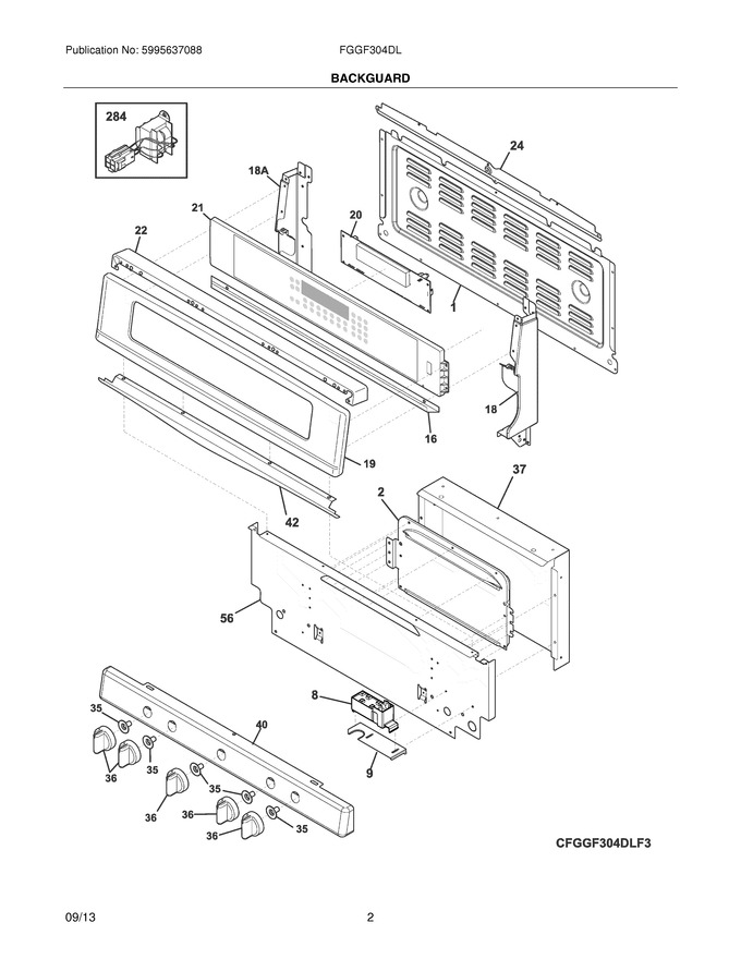Diagram for FGGF304DLW4