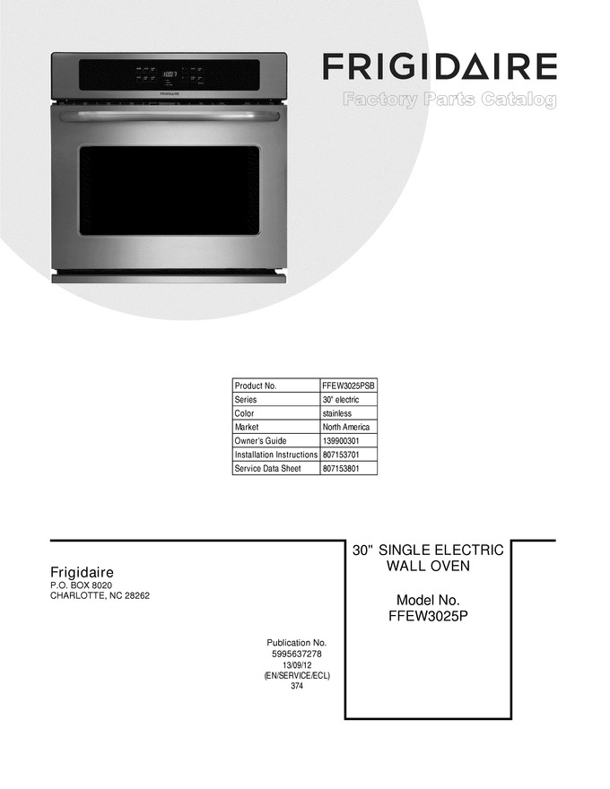 Diagram for FFEW3025PSB