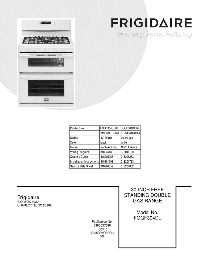 Diagram for FGGF304DLW4