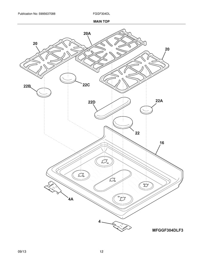 Diagram for FGGF304DLB4