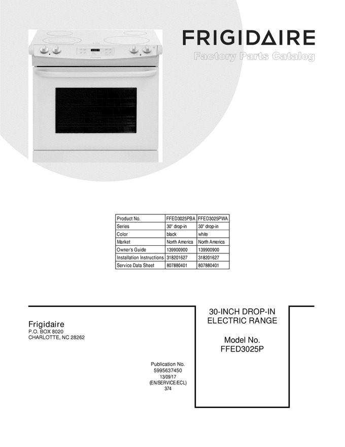 Diagram for FFED3025PBA