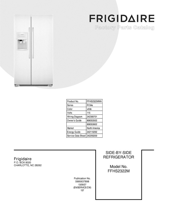 Diagram for FFHS2322MWA