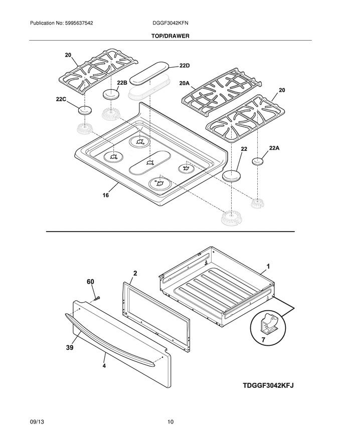 Diagram for DGGF3042KFN